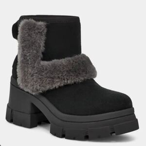 Ugg Brooklyn Sunburst Boot Waterproof Spill Seam Shearling Suede Designer #763